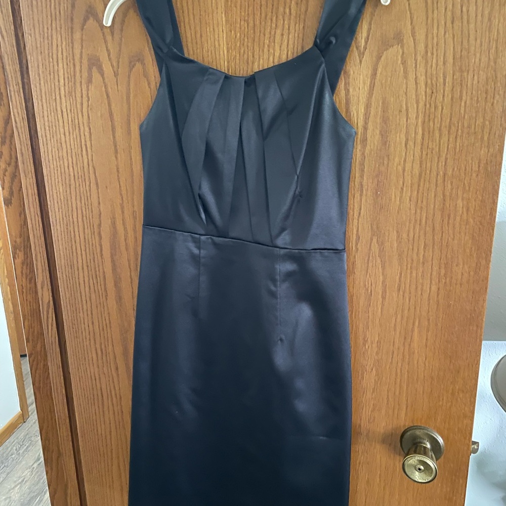 The Limited Blue Sleeveless Halter Sheath Dress